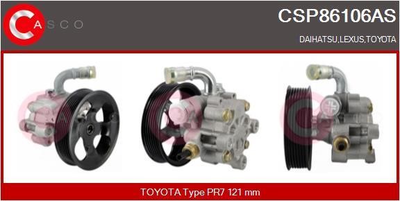 Casco CSP86106AS Hydraulic Pump, steering system CSP86106AS