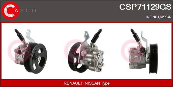 Casco CSP71129GS Hydraulic Pump, steering system CSP71129GS