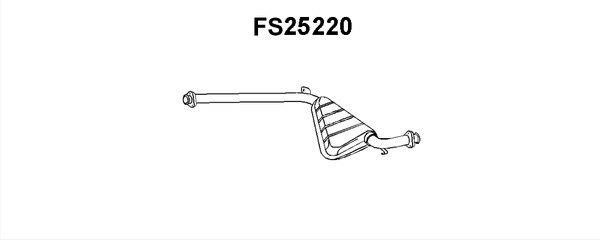 Faurecia FS25220 Middle Silencer FS25220