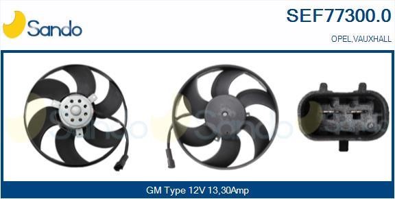 Sando SEF77300.0 Hub, engine cooling fan wheel SEF773000