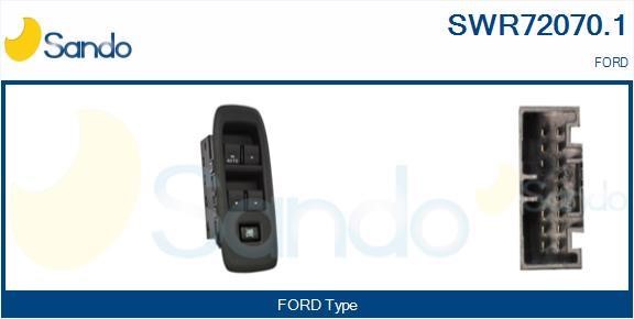 Sando SWR72070.1 Power window button SWR720701