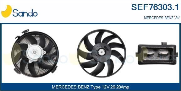 Sando SEF76303.1 Hub, engine cooling fan wheel SEF763031