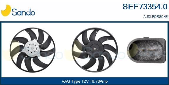 Sando SEF73354.0 Hub, engine cooling fan wheel SEF733540