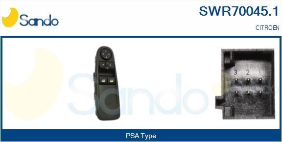 Sando SWR70045.1 Power window button SWR700451