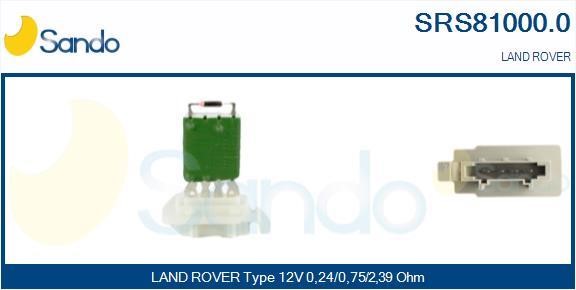 Sando SRS81000.0 Resistor, interior blower SRS810000
