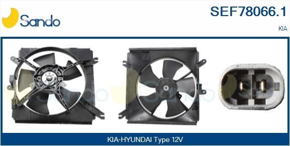 Sando SEF78066.1 Electric Motor, radiator fan SEF780661