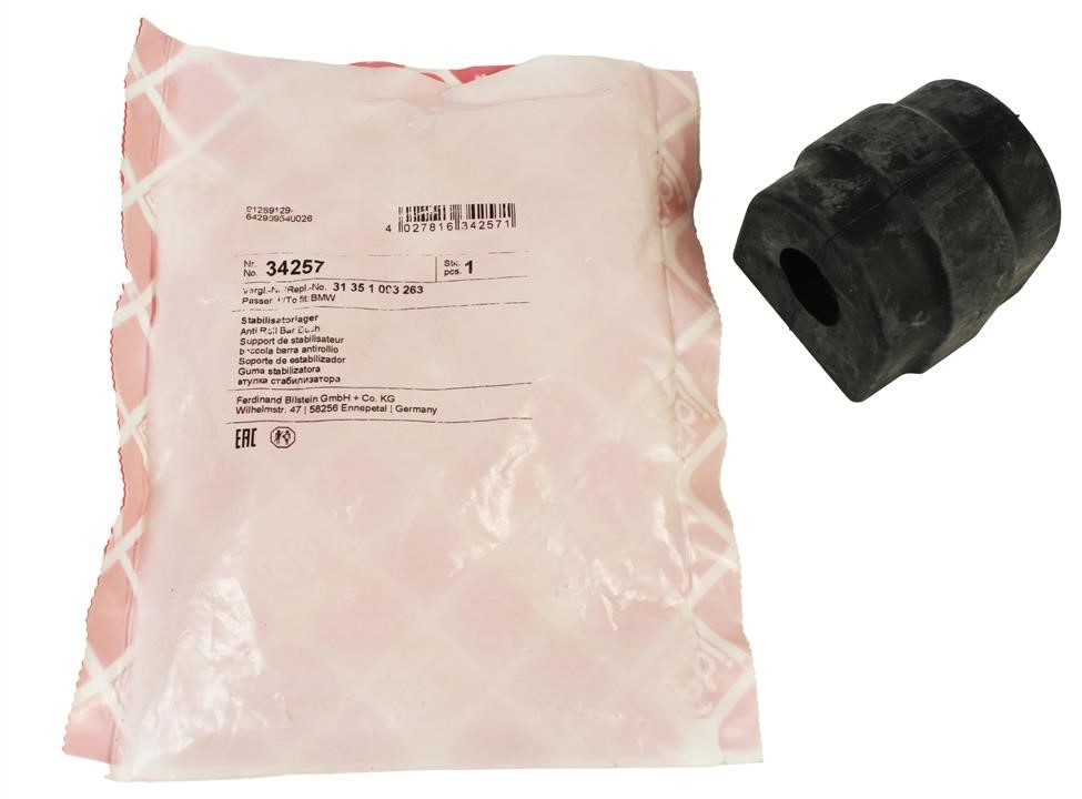 febi Front anti roll bar bush – price 31 PLN