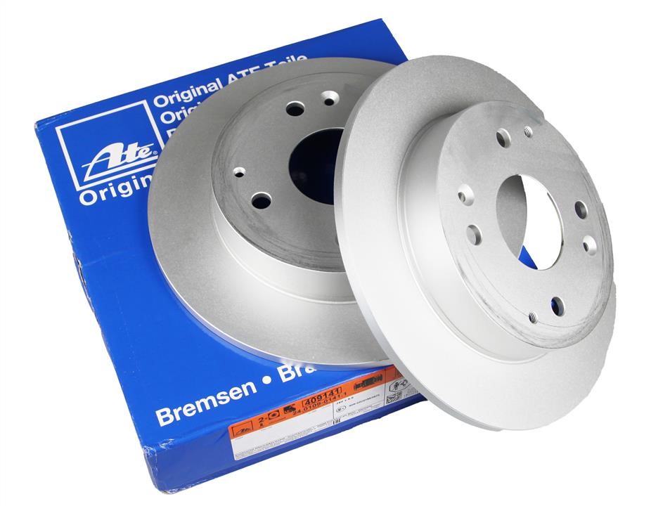 Ate 24.0109-0141.1 Rear brake disc, non-ventilated 24010901411