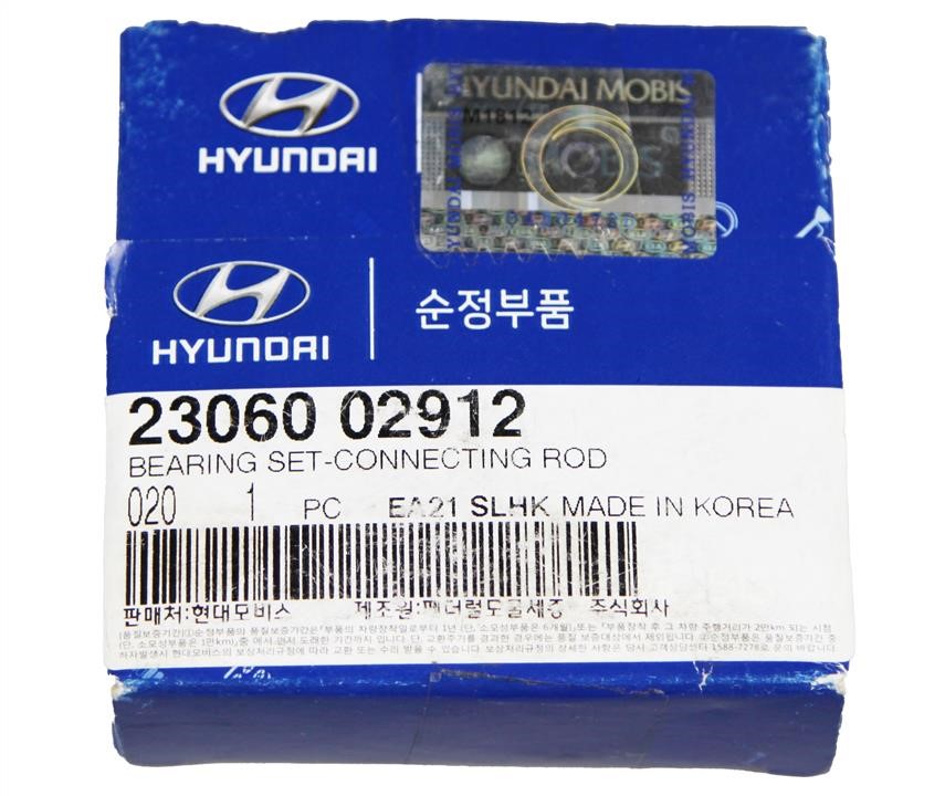 Connecting rod bearing Hyundai/Kia 23060 02912