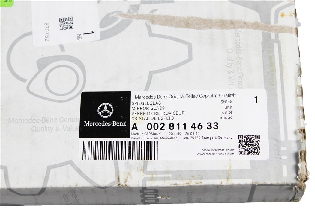 Mercedes Wing mirror glass – price 577 PLN