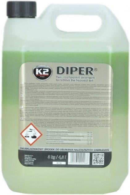 K2 M156 Car Shampoo to remove stubborn dirt "Diper", 5 kg M156
