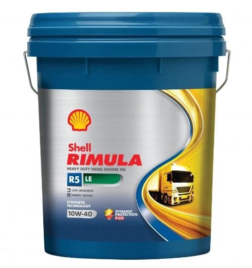 Shell 550047312 Engine oil Shell Rimula R5 LE 10W-40 API CJ-4, ACEA E9/ E7, 20 L. 550047312