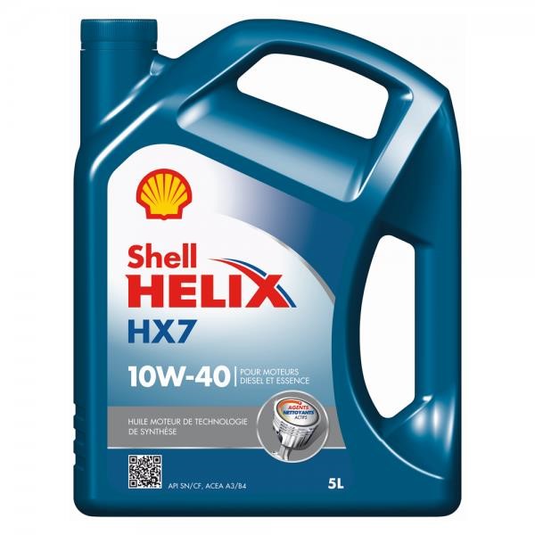 Shell 550053738 Engine oil Shell Helix HX7 10W-40, 5L 550053738