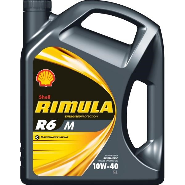 Shell 550054435 Engine oil Shell Poids Lourd Shell Rimula R6 M 10W-40, ACEA E4/ E7, 5 L. 550054435