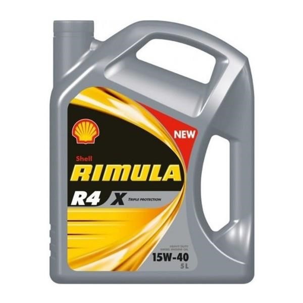 Shell 550055173 Engine oil Shell Poids Lourd Shell Rimula R4 X 15W-40, ACEA E3/ E5/ E7, 5 L. 550055173
