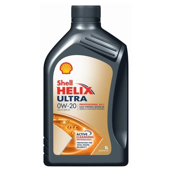 Shell 550055735 Engine oil Shell Helix Ultra Professional AS-L 0W-20, 1L 550055735