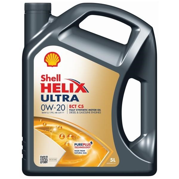 Shell 550056348 Engine oil Shell Helix Ultra ECT 0W-20, 5L 550056348