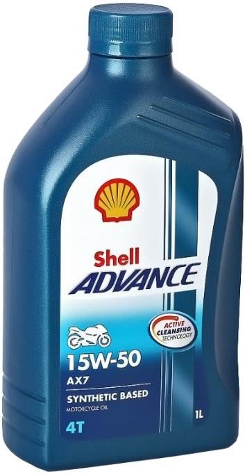 Shell 5011987200388 Engine oil Shell Advance 4T AX7 15W-50, 1 l 5011987200388