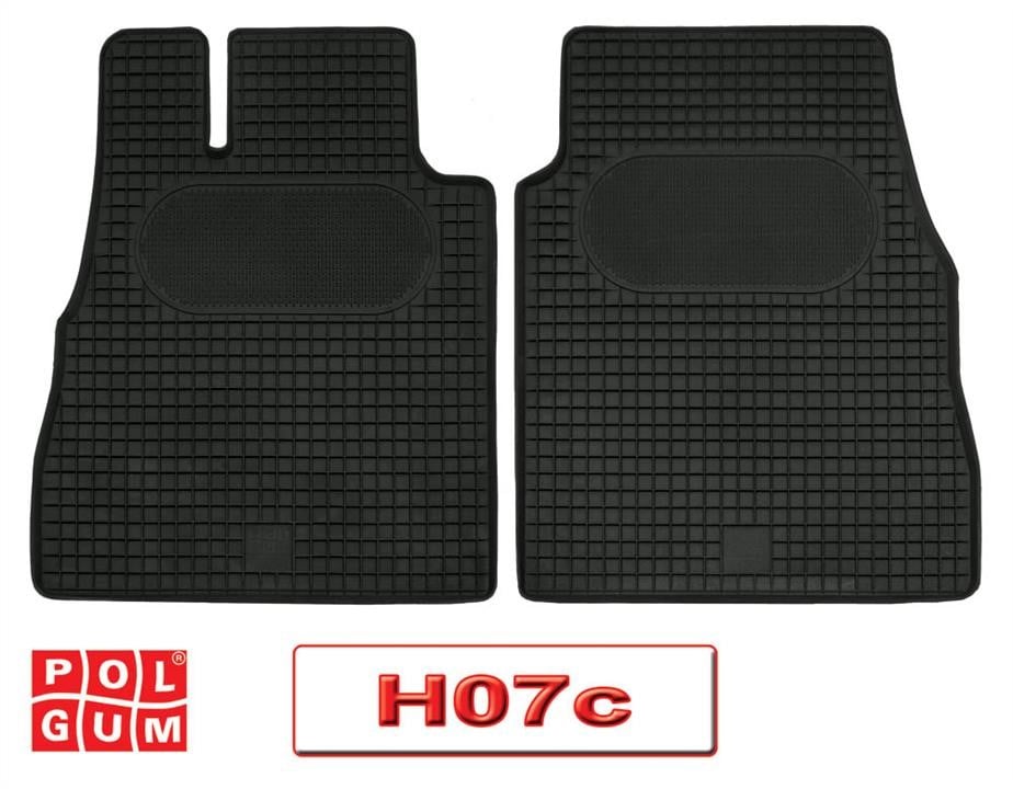 Polgum H07C Rubber floor mats, set H07C