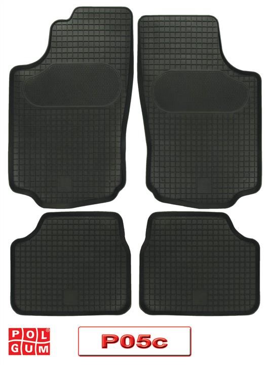 Polgum P05C Rubber floor mats, set P05C