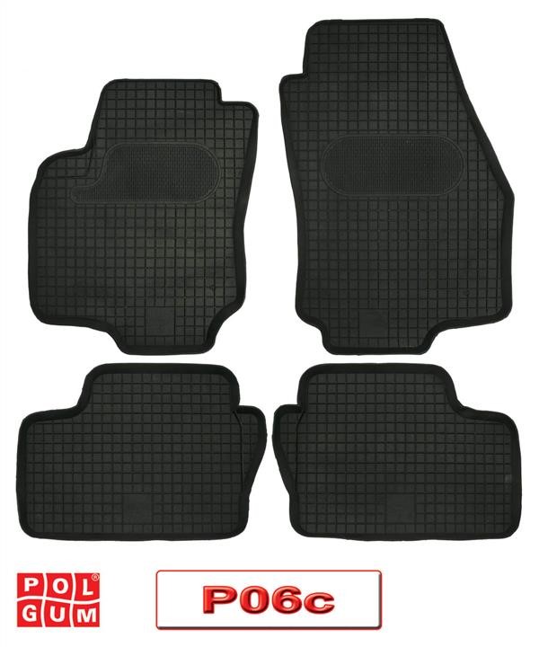 Polgum P06C Rubber floor mats, set P06C