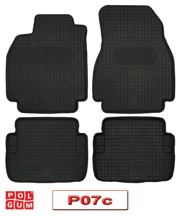 Polgum P07C Rubber floor mats, set P07C