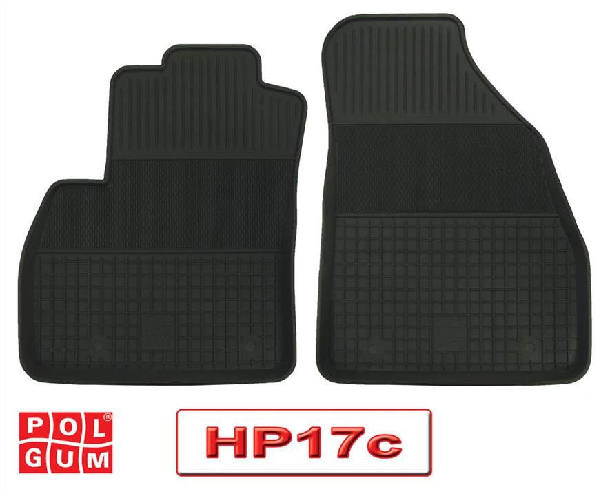 Polgum HP17C Rubber floor mats, set HP17C
