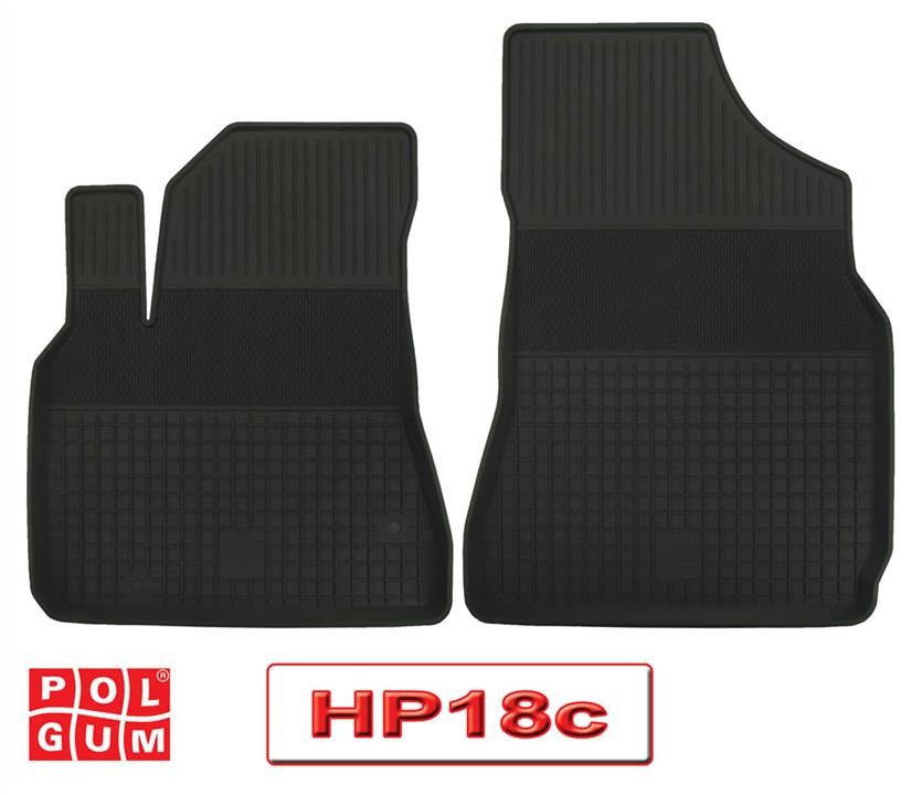 Polgum HP18C Rubber floor mats, set HP18C