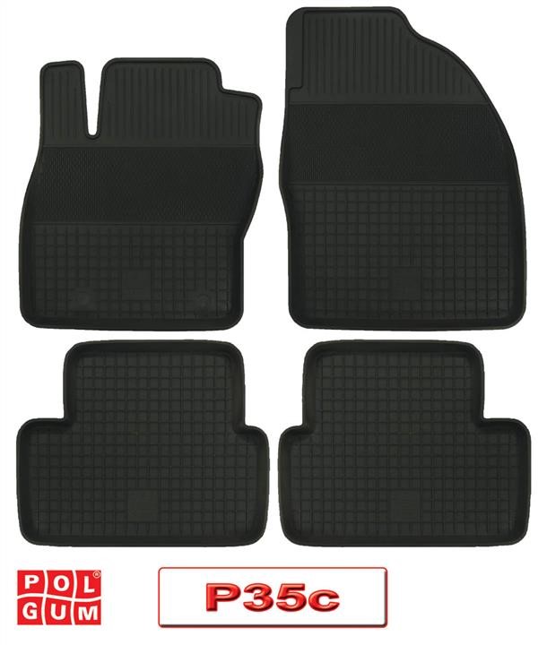 Polgum P35C Rubber floor mats, set P35C