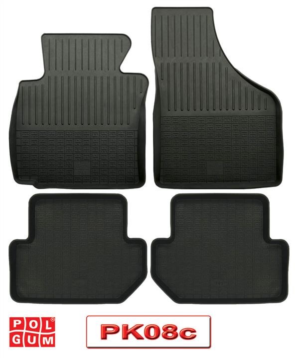 Polgum PK08C Rubber floor mats, set PK08C