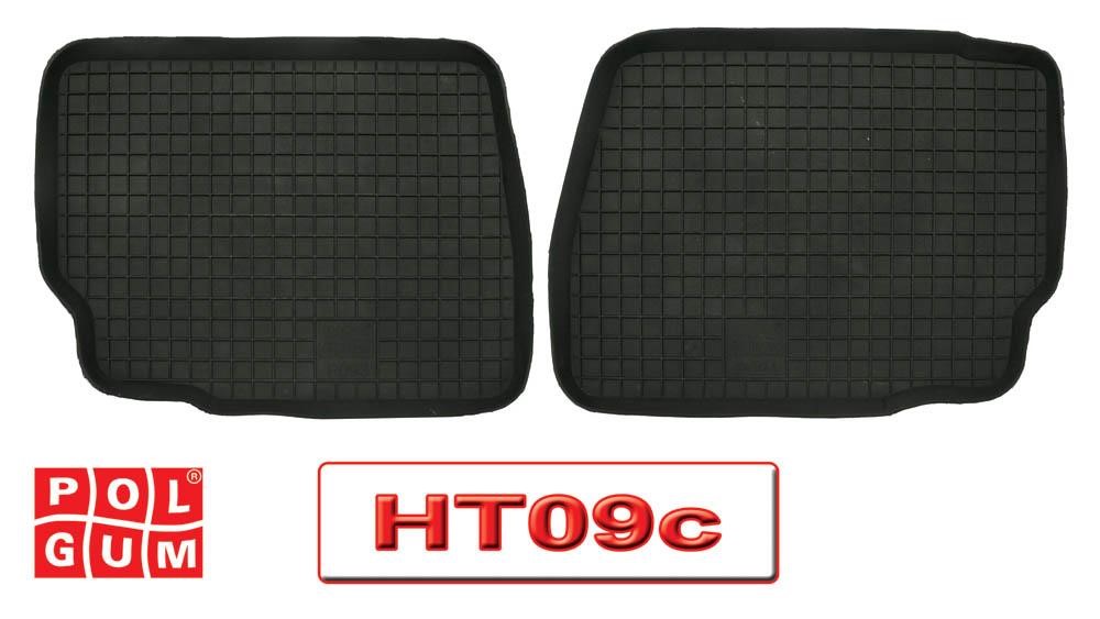 HT09C Polgum Rubber floor mats, set