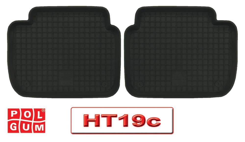 HT19C Polgum Rubber floor mats, set