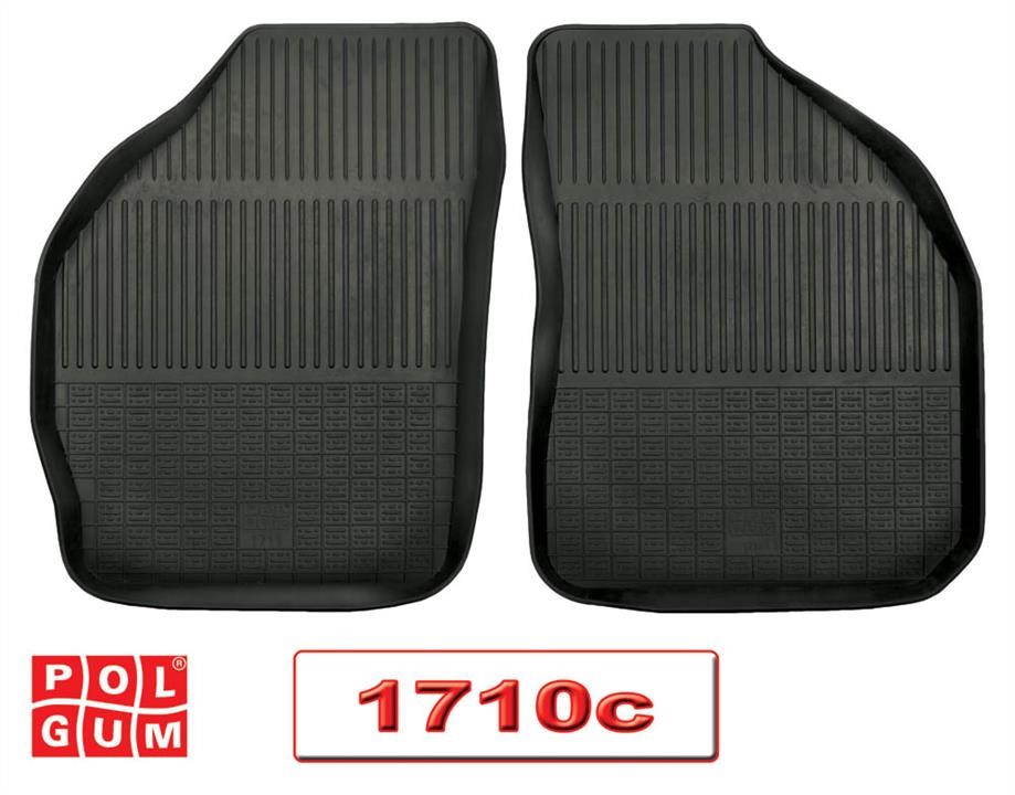 Polgum 1710C Interior rubber floor mats, set 1710C