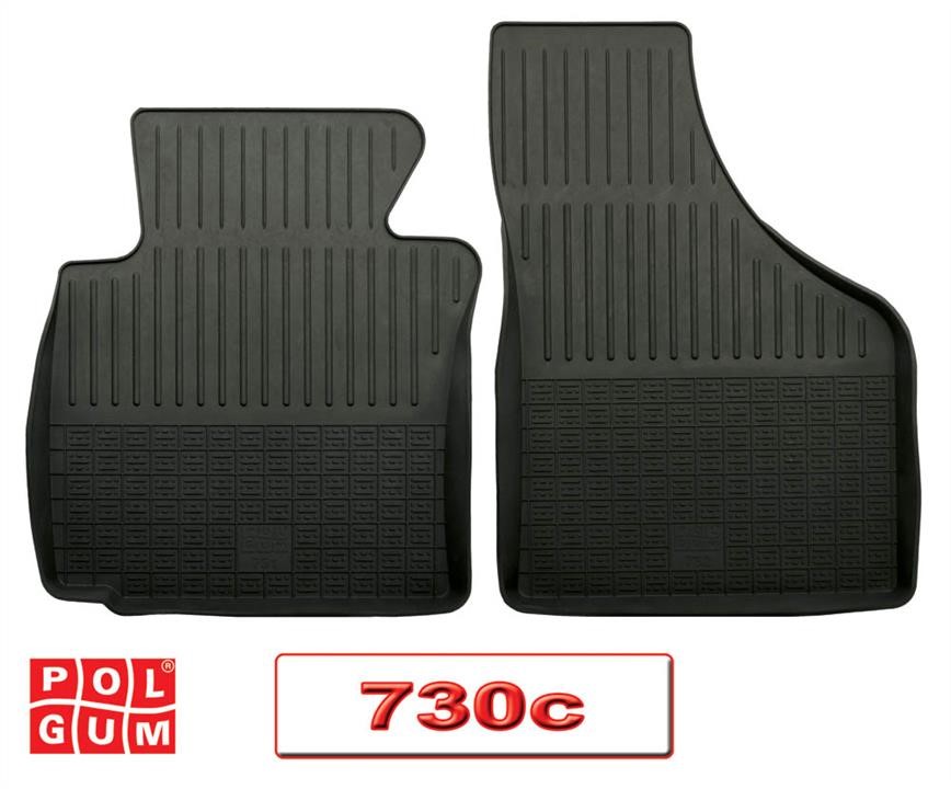 Polgum 730C Interior rubber floor mats, set 730C
