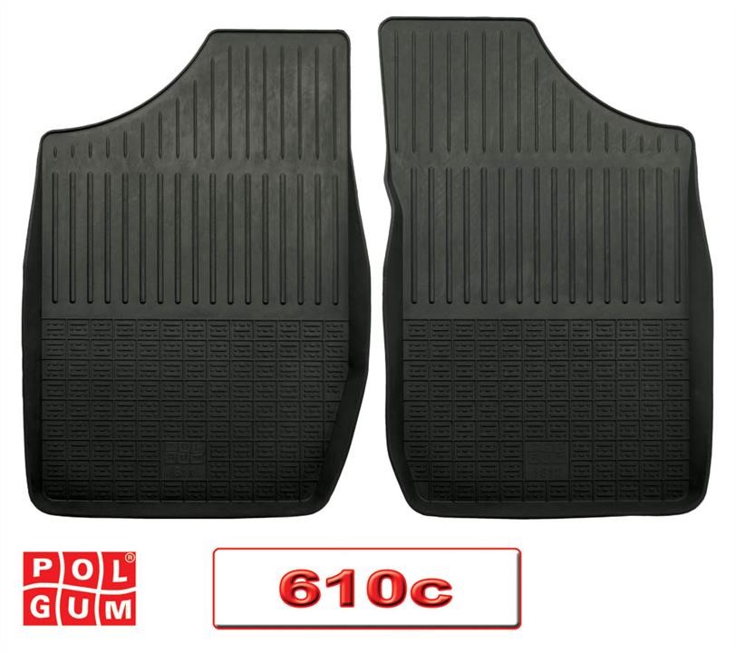 Polgum 610C Interior rubber floor mats, set 610C