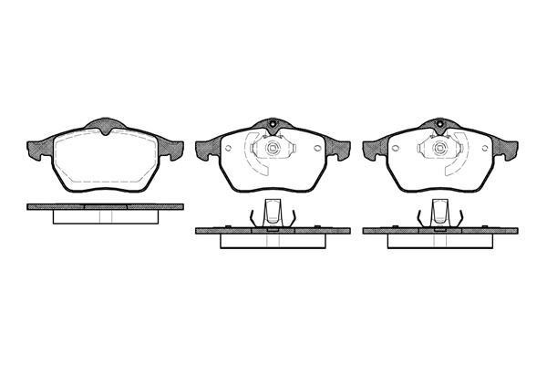 Polcar BS0986424360 Front disc brake pads, set BS0986424360