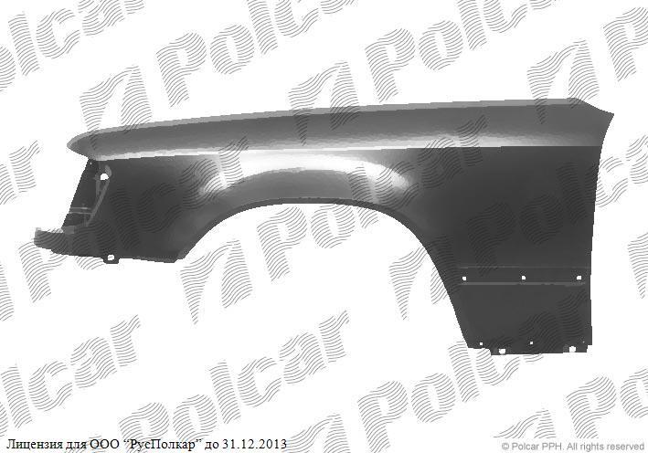 Polcar 501401-Q Front fender left 501401Q