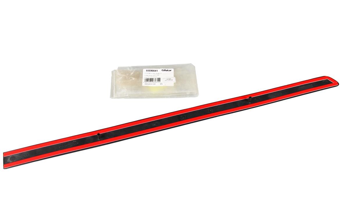 Rear left door molding Polcar 55590041
