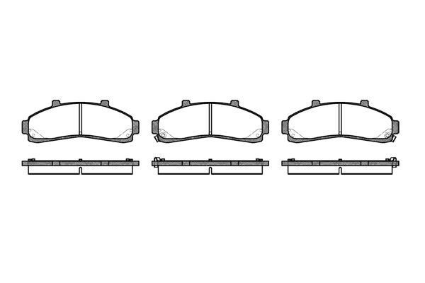 Polcar BS0986424656 Front disc brake pads, set BS0986424656