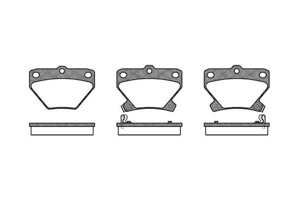 Polcar BS0986424630 Rear disc brake pads, set BS0986424630