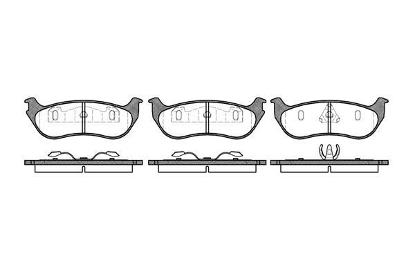 Polcar BS0986494419 Rear disc brake pads, set BS0986494419