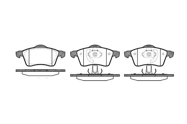 Polcar BS0986494008 Front disc brake pads, set BS0986494008 BS0986494008 Polcar Front disc brake pads, set