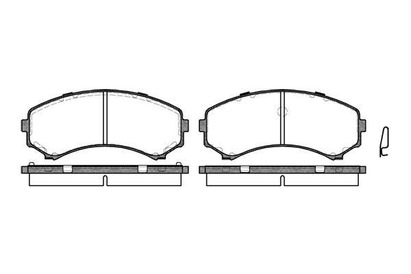 Polcar BS0986424709 Front disc brake pads, set BS0986424709