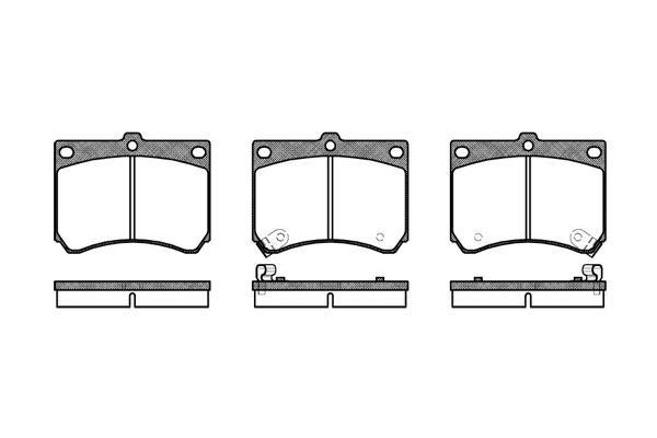Polcar BS0986460974 Front disc brake pads, set BS0986460974 BS0986460974 Polcar Front disc brake pads, set