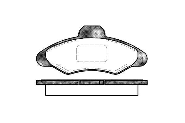 Polcar BS0986460949 Front disc brake pads, set BS0986460949 BS0986460949 Polcar Front disc brake pads, set