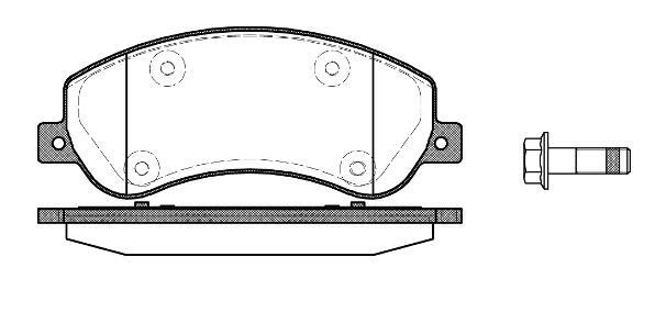 Polcar BS0986494170 Front disc brake pads, set BS0986494170