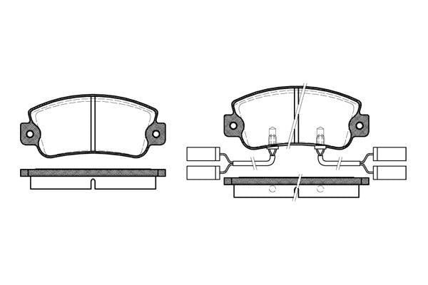 Polcar BS0986494076 Rear disc brake pads, set BS0986494076