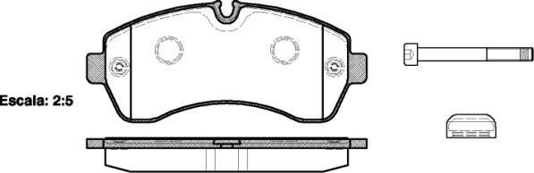 Polcar BS0986494194 Front disc brake pads, set BS0986494194