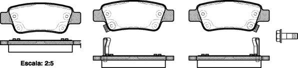 Polcar BS0986494329 Rear disc brake pads, set BS0986494329