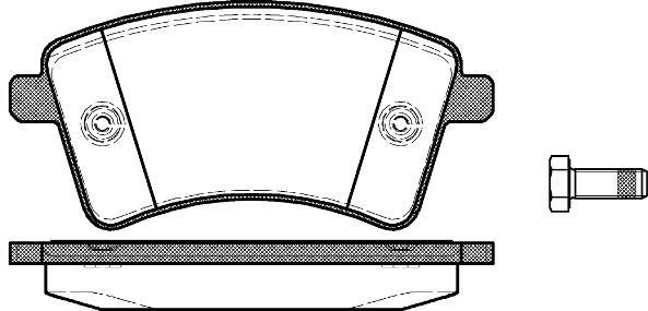 Polcar BS0986494332 Front disc brake pads, set BS0986494332
